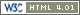 HTML 4.01 valid code